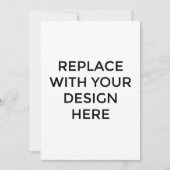 5x7-inch Kaart zonder rugontwerp (Voorkant)