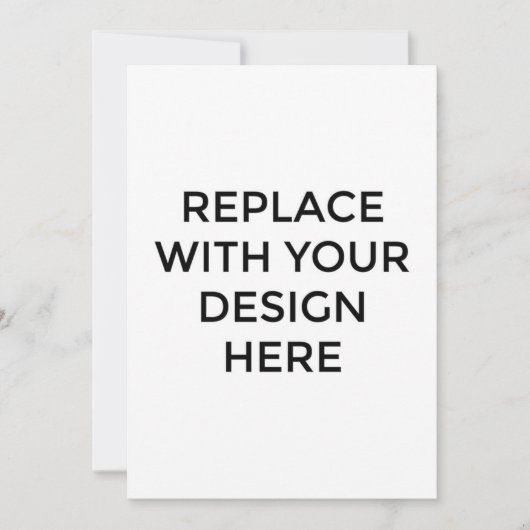 5x7-inch Kaart zonder rugontwerp (Voorkant)