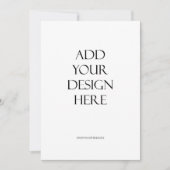 5x7-inch Kaart zonder rugontwerp (Voorkant)