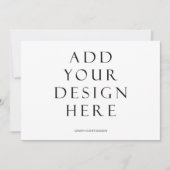 5x7-inch Kaart zonder rugontwerp (Voorkant)