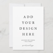 5x7-inch Kaarten met platte uitnodiging (Voorkant)