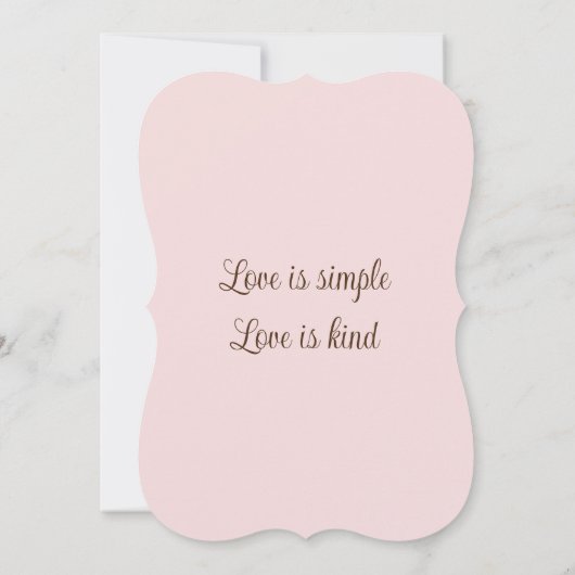 5x7 Invitation Bracket Kaart (Achterkant)