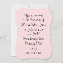 5x7 Invitation Bracket Kaart