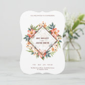 5x7 Invitation Bracket Kaart (Staand voorkant)