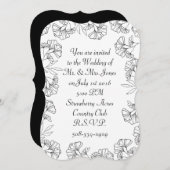 5x7 Invitation Bracket Kaart (Voorkant / Achterkant)