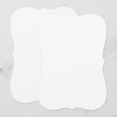 5x7 Invitation Bracket Kaart (Voorkant / Achterkant)