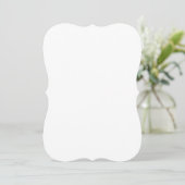 5x7 Invitation Bracket Kaart (Staand voorkant)