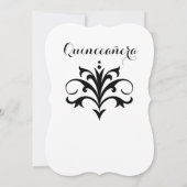 5x7 Invitation Bracket Quinceañera - Aanpassen Kaart (Achterkant)