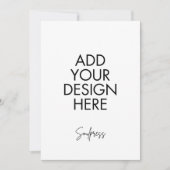 5x7" Invitation Kaart Custom Print (Voorkant)