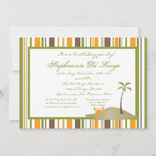 5x7 Island Party Uitnodiging