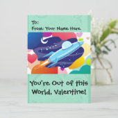5x7 Je bent uit deze wereld Valentijn Feestdagenkaart (Staand voorkant)