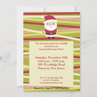 5x7 Jolly St.Nick Uitnodiging