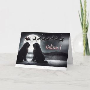 5x7 kaart 2 Newfs en Santa