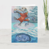 5x7 kaart-beer vos-terwijl u Slaap legt Kaart (Voorkant)