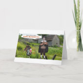 5x7 kaart Happy Thanksgiving kalkoen (Voorkant)