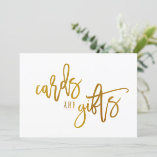 5X7 Kaarten & Cadeaus Bord-Borstel Schrift-Nep Gou