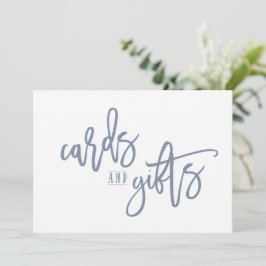 5X7 Kaarten & Cadeaus Bord-Borstel Schrift (Stofbl