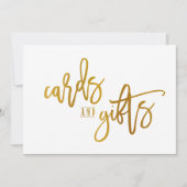 5x7 kaarten en cadeautjes Sign-Brush Script-Faux G (Voorkant)