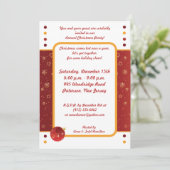 5x7 Kerst Ornamenten Party uitnodiging (Staand voorkant)