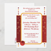 5x7 Kerst Ornamenten Party uitnodiging (Voorkant / Achterkant)