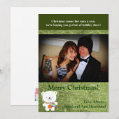 5x7 Kerst Polar Beer Uitnodiging (Voorkant / Achterkant)