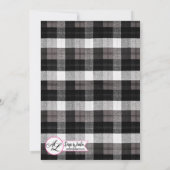 5x7 kerst uitnodiging XMAS Truck kerst buff (Achterkant)