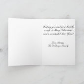 5X7 kerstKaart Feestdagen Kaart (Binnen)