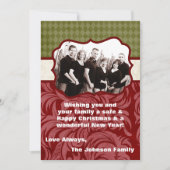 5x7 Kerstmis XMAS Happy Holiday PHOTO Card Feestdagenkaart (Voorkant)