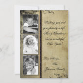 5x7 Kerstmis XMAS Happy Holiday PHOTO Card Feestdagenkaart (Voorkant)