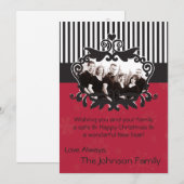 5x7 Kerstmis XMAS Happy Holiday PHOTO Card Feestdagenkaart (Voorkant / Achterkant)