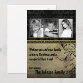 5x7 Kerstmis XMAS Happy Holiday PHOTO Card Feestdagenkaart (Voorkant / Achterkant)