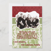5x7 Kerstmis XMAS Happy Holiday PHOTO Card Feestdagenkaart (Voorkant)