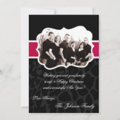 5x7 Kerstmis XMAS Happy Holiday PHOTO Card Feestdagenkaart (Voorkant)