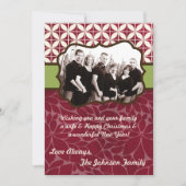 5x7 Kerstmis XMAS Happy Holiday PHOTO Card Feestdagenkaart (Voorkant)
