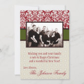 5x7 Kerstmis XMAS Happy Holiday PHOTO Card Feestdagenkaart (Voorkant)
