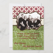5x7 Kerstmis XMAS Happy Holiday PHOTO Card Feestdagenkaart (Voorkant)