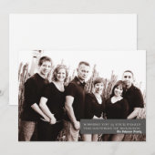 5x7 Kerstmis XMAS Happy Holiday PHOTO Card Feestdagenkaart (Voorkant / Achterkant)