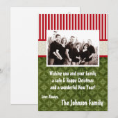 5x7 Kerstmis XMAS Happy Holiday PHOTO Card Feestdagenkaart (Voorkant / Achterkant)