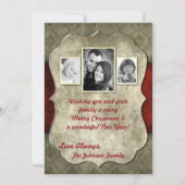 5x7 Kerstmis XMAS Happy Holiday PHOTO Card Feestdagenkaart (Voorkant)