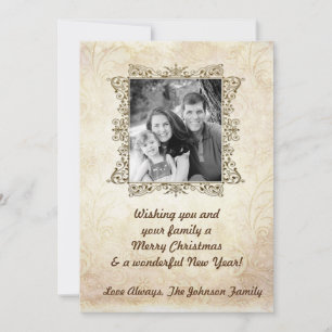 5x7 Kerstmis XMAS Happy Holiday PHOTO Card Feestdagenkaart