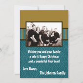 5x7 Kerstmis XMAS Happy Holiday PHOTO Card Feestdagenkaart (Voorkant)