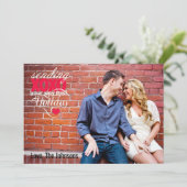 5x7 Kerstmis XMAS Happy Holiday PHOTO Card Feestdagenkaart (Staand voorkant)