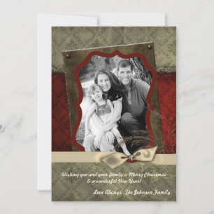 5x7 Kerstmis XMAS Happy Holiday PHOTO Card Feestdagenkaart