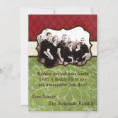 5x7 Kerstmis XMAS Happy Holiday PHOTO Card Feestdagenkaart (Voorkant)