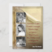 5x7 Kerstmis XMAS Oude gescheurde Document FOTOKAA Feestdagenkaart (Voorkant)