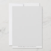 5X7 Kies UW EIGEN kleurenbarok Opslaan Datum 2 Save The Date (Achterkant)