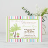 5x7 Kikkerprins prinses Birthday Party Invitation Kaart (Staand voorkant)