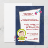 5x7 Kinder uitnodiging voor kerstmis (Voorkant / Achterkant)