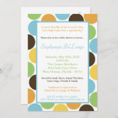 5x7 Koning van het Baby shower Safari van Oerwoud Kaart (Voorkant / Achterkant)