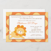 5x7 Koning van het Oerwoud Lion Baby shower Uitnod Kaart (Voorkant / Achterkant)